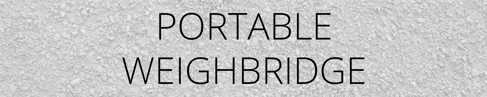 Portable Weighbridge Banner