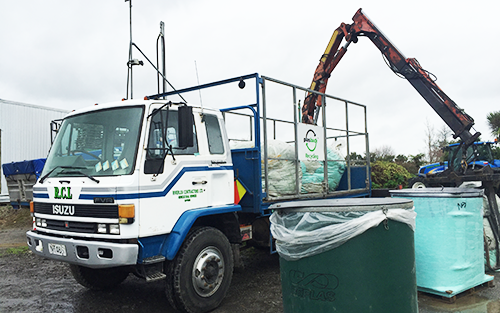Hiab Crane Working