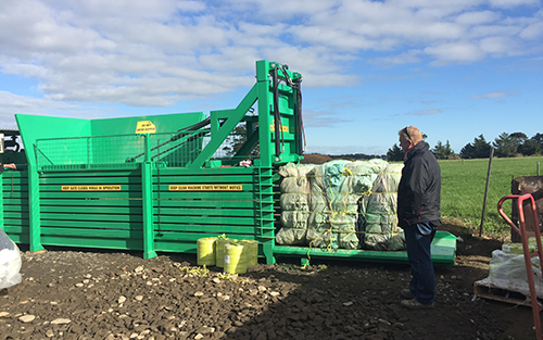 Plasback Recycling Baler
