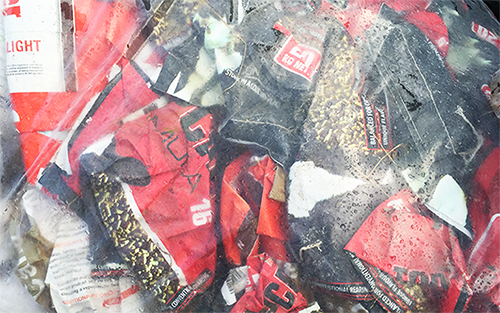 Polypropylene feed, seed and fertiliser bags.