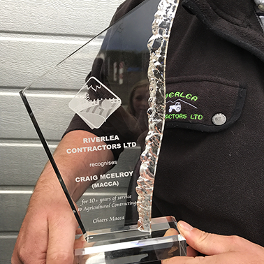 10 Years Service Trophy